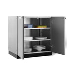 Newage Products Outdoor Kitchen Cabinets Stainless Steel 32" 2-Door Cabinet-70001-Garage Giant 