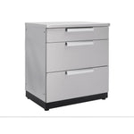 Newage Products Outdoor Kitchen Cabinets Stainless Steel 32" 3-Drawer Cabinet-70003-Garage Giant 