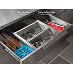 Newage Products Outdoor Kitchen Cabinets Stainless Steel 32" 3-Drawer Cabinet-70003-Garage Giant 