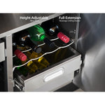Newage Products Outdoor Kitchen Cabinets Stainless Steel 32" Bar Cabinet-70005-Garage Giant 