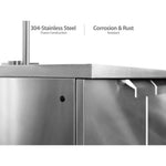 Newage Products Outdoor Kitchen Cabinets Stainless Steel 32" Sink Cabinet-70002-Garage Giant 