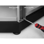 Newage Products Outdoor Kitchen Cabinets Stainless Steel 90° Corner Shelf-65006-Garage Giant 