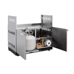 Newage Products Outdoor Kitchen Stainless Steel 40" Gas Grill Cabinet-70009-Garage Giant 
