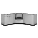 Newage Products Outdoor Kitchen Cabinets Stainless Steel 7-Piece Set With Kamado Cabinet-65178-Cover Only-Garage Giant 