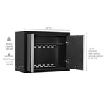 Newage Products Pro 3.0 Series 12-Piece Garage Cabinet Set With 3X Multi-Use Lockers-52118-Grey-Bamboo Worktop-None-Garage Giant 
