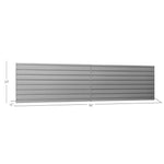 Newage Products Pro 3.0 Series 16 Sq. Ft. Steel Slatwall-51744-Single-Garage Giant 