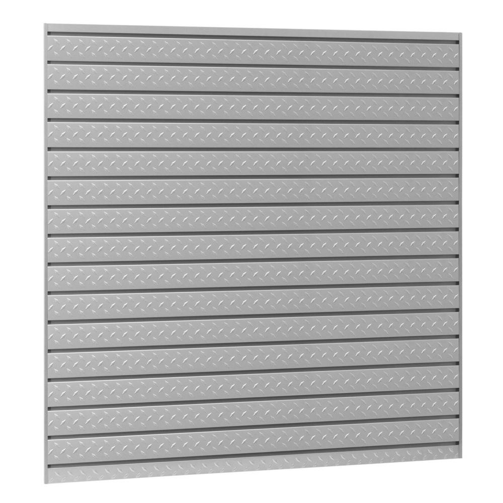 Newage Products Pro 3.0 Series 16 Sq. Ft. Steel Slatwall-51744-Single-Garage Giant
