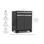 Newage Products Pro 3.0 Series 28" Multi-Function Cabinet-52003-Grey-Garage Giant 