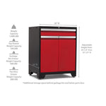 Newage Products Pro 3.0 Series 28" Multi-Function Cabinet-52003-Grey-Garage Giant 