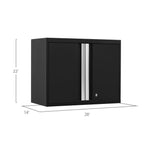 Newage Products Pro 3.0 Series 28" Wall Cabinet-52000-Grey-Garage Giant 