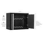 Newage Products Pro 3.0 Series 28" Wall Cabinet-52000-Grey-Garage Giant 