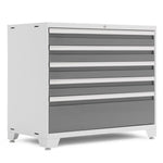 Newage Products Pro 3.0 Series 42" 5-Drawer Tool Cabinet-52633-Grey-Garage Giant 