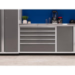 Newage Products Pro 3.0 Series 42" 5-Drawer Tool Cabinet-52633-Grey-Garage Giant 