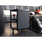 Newage Products Pro 3.0 Series 42" Tool Cabinet And 84" Workbench With Worktop-56872-Grey-Bamboo Worktop-Garage Giant 