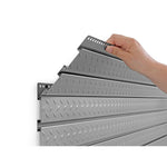 Newage Products Pro 3.0 Series 8-Piece Garage Cabinet Set With 2X 5-Drawer Tool Cabinets-52090-Grey-Bamboo Worktop-None-Garage Giant 