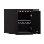 Newage Products Pro 3.0 Series Black 24" Corner Wall Cabinet-52801-Garage Giant 