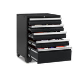 Newage Products Pro 3.0 Series Black 28" 5-Drawer Tool Cabinet-52804-Garage Giant 