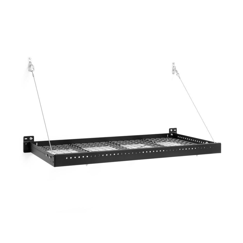 Newage Products Pro 3.0 Series Garage Shelf-40418-Black-6x 2 ft. x 4 ft.-Garage Giant