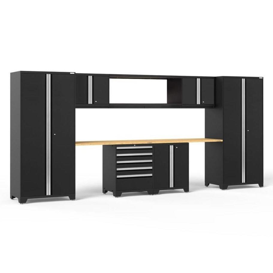 Newage Products Pro 3.0 Series 9-Piece Garage Cabinet Set With 56