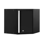 Newage Products Pro 3.0 Series Black 24" Corner Wall Cabinet-52801-Garage Giant 