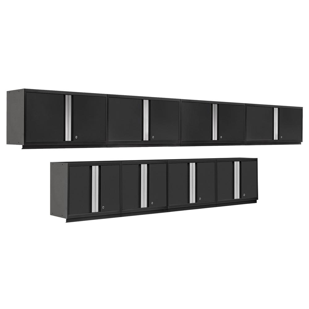 Newage Products Pro 3.0 Series 8-Piece Wall Storage System (4X 28
