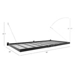 Newage Products Pro 3.0 Series Garage Shelf-40404-Black-1x 2ft. x 4ft.-Garage Giant 