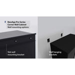 Newage Products Pro 3.0 Series Grey Corner 24" Wall Cabinet-52001-Garage Giant 