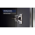 Newage Products Pro 3.0 Series Grey Corner 24" Wall Cabinet-52001-Garage Giant 