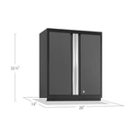 Newage Products Pro 3.0 Series Grey Tall Wall Cabinet-52015-Garage Giant 