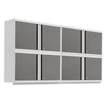 Newage Products Pro 3.0 Series 42" Extra-Wide Wall Cabinets-55992-Platinum-4-Piece-Garage Giant 