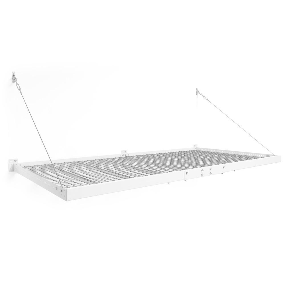 Newage Products Pro 3.0 Series Garage Shelf-40401-White-1x 4ft. x 8ft.-Garage Giant