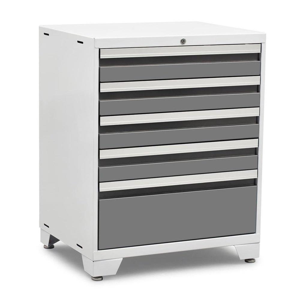 Newage Products Pro 3.0 Series 5-Drawer Tool Cabinet-52404-Platinum-Garage Giant