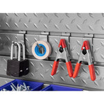Newage Products Slatwall Backsplash Hook Kit-51720-12-Piece-Garage Giant 