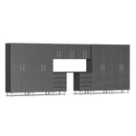 Ulti-MATE Garage Cabinets 10-Piece Set-UG22101G-Graphite Grey-Recessed-Garage Giant 