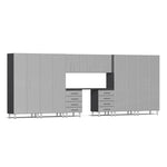 Ulti-MATE Garage Cabinets 10-Piece Set-UG22101S-Stardust Silver-Recessed-Garage Giant 