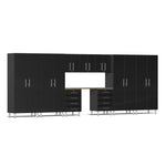 Ulti-MATE Garage Cabinets 10-Piece Set-UG22102B-Midnight Black-Bamboo-Garage Giant 