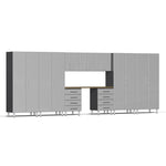 Ulti-MATE Garage Cabinets 10-Piece Set-UG22102S-Stardust Silver-Bamboo-Garage Giant 