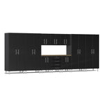 Ulti-MATE Garage Cabinets 11-Piece Set With 4X Tall Cabinets-UG22112B-Midnight Black-Garage Giant 