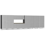 Ulti-MATE Garage Cabinets 11-Piece Set With 6X Tall Cabinets-UG24112S-Stardust Silver-Garage Giant 
