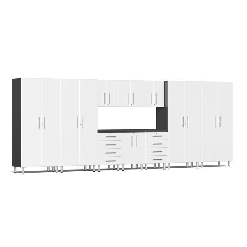 Ulti-MATE Garage Cabinets 11-Piece Set-UG22111W-Starfire White-Garage Giant
