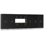 Ulti-MATE Garage Cabinets 12-Piece Set-UG22122B-Midnight Black-Garage Giant 