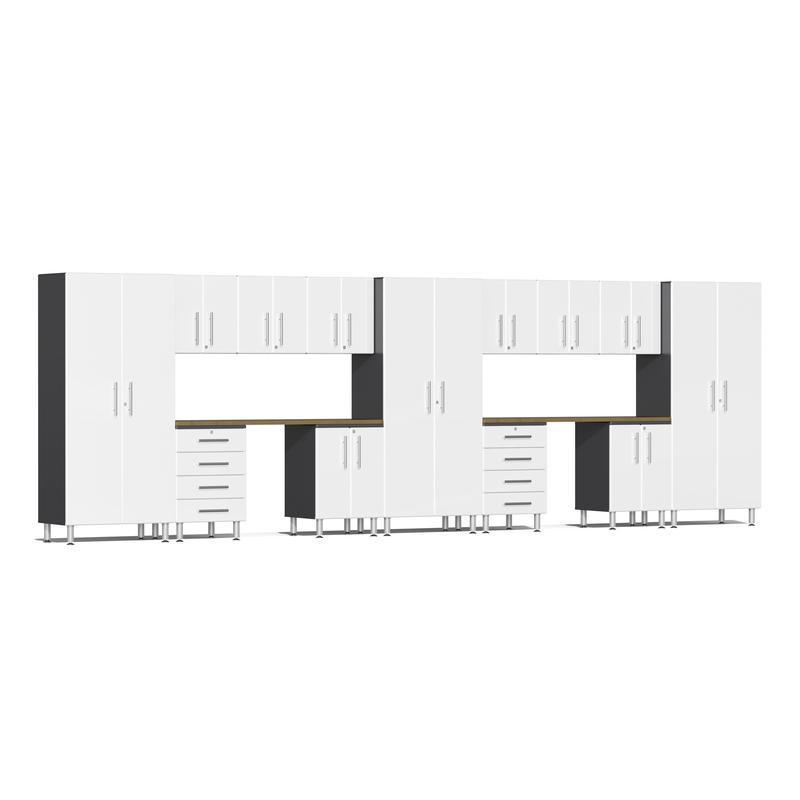 Ulti-MATE Garage Cabinets 15-Piece Set-UG22152W-Starfire White-Garage Giant