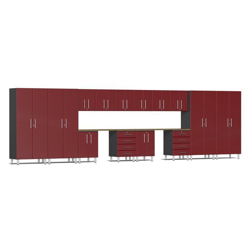 Ulti-MATE Garage Cabinets 16-Piece Set-UG22162R-Ruby Red-Garage Giant