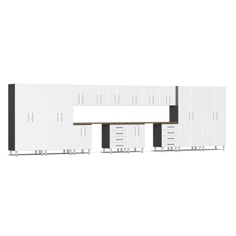 Ulti-MATE Garage Cabinets 16-Piece Set-UG22162W-Starfire White-Garage Giant