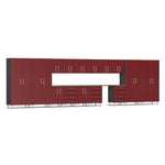 Ulti-MATE Garage Cabinets 17-Piece Set-UG22172R-Ruby Red-Garage Giant 
