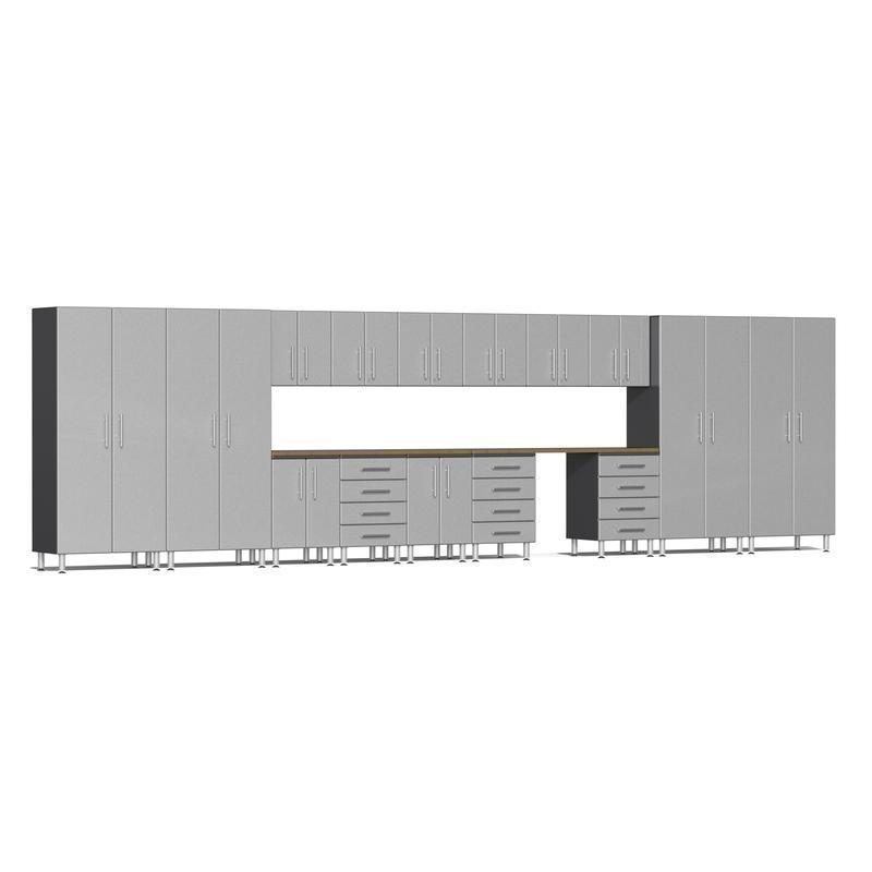 Ulti-MATE Garage Cabinets 17-Piece Set-UG22172S-Stardust Silver-Garage Giant