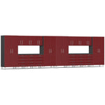 Ulti-MATE Garage Cabinets 18-Piece Set-UG22181R-Ruby Red-Garage Giant 