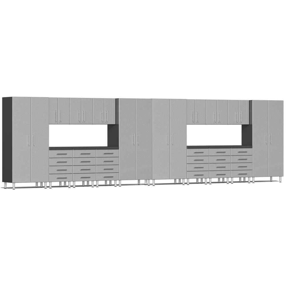 Ulti-MATE Garage Cabinets 18-Piece Set-UG22181S-Stardust Silver-Garage Giant