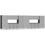 Ulti-MATE Garage Cabinets 18-Piece Set-UG22181S-Stardust Silver-Garage Giant 