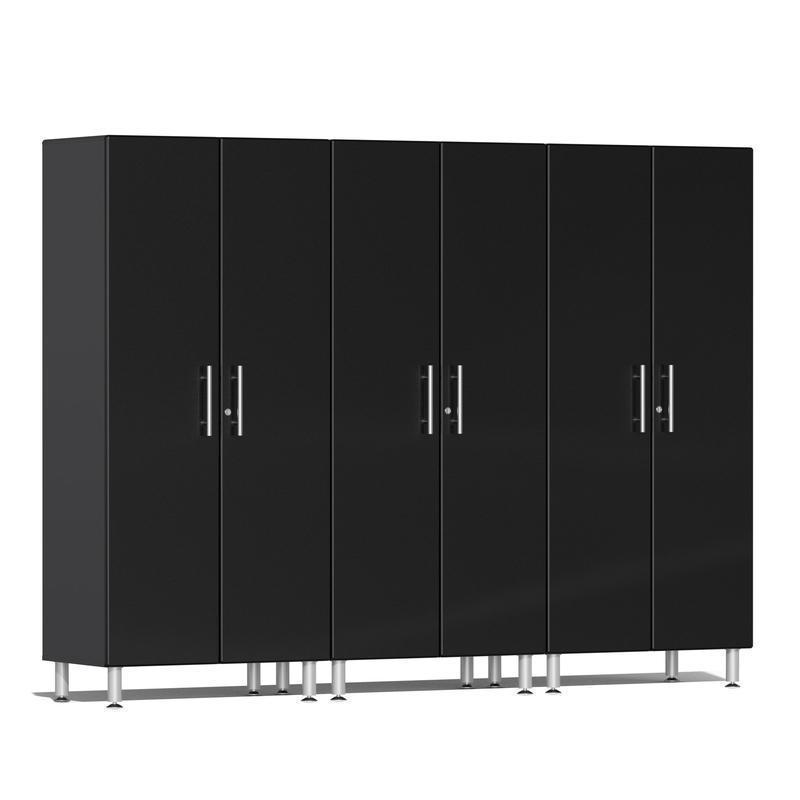 Ulti-MATE Garage Cabinets Tall Cabinets 3-Piece-UG22630B-Midnight Black-Garage Giant